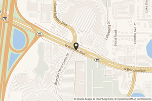 Map with location marker