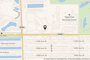 Map with location marker