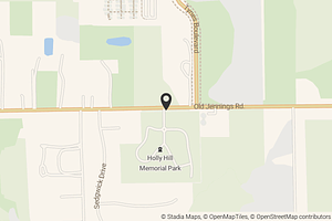 Map with location marker