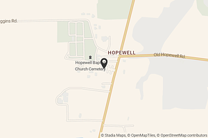 Map with location marker