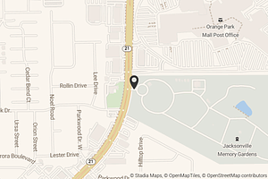 Map with location marker