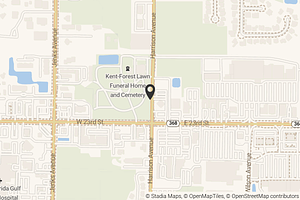 Map with location marker