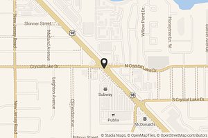 Map with location marker