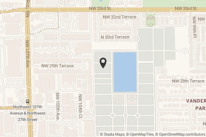 Map with location marker