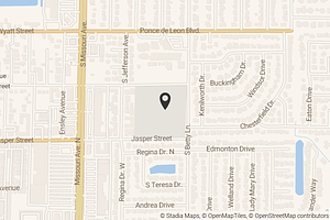 Map with location marker