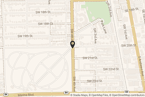 Map with location marker