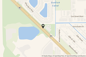 Map with location marker