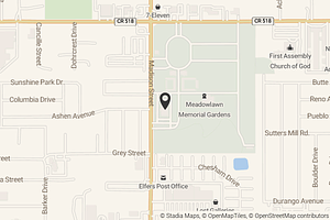 Map with location marker