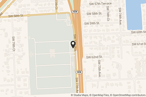 Map with location marker