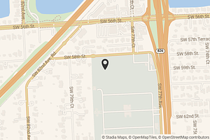 Map with location marker