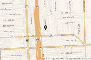 Map with location marker