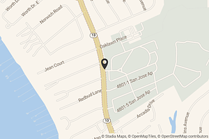 Map with location marker