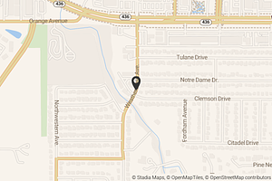 Map with location marker