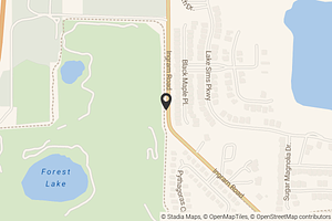 Map with location marker