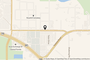 Map with location marker