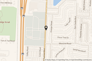 Map with location marker