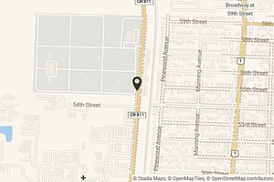 Map with location marker