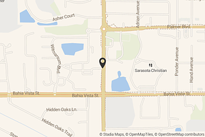 Map with location marker