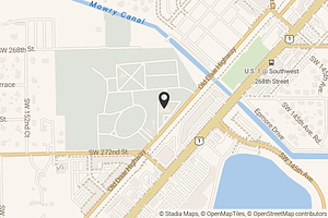 Map with location marker