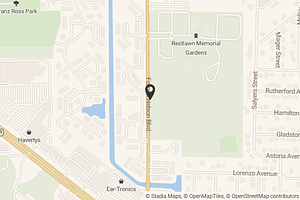 Map with location marker