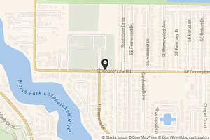 Map with location marker