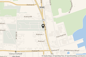 Map with location marker