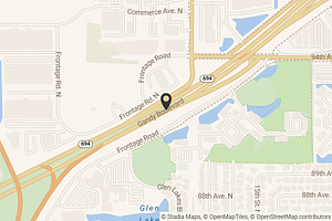 Map with location marker