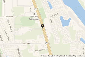 Map with location marker