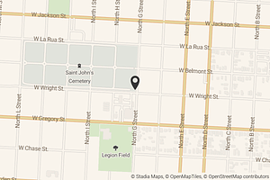 Map with location marker