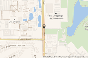 Map with location marker