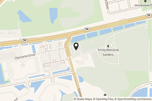 Map with location marker