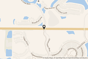 Map with location marker