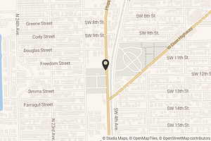 Map with location marker