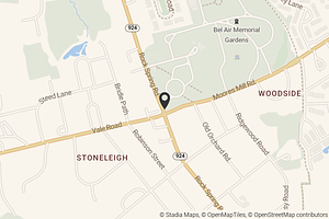 Map with location marker