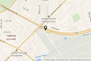 Map with location marker