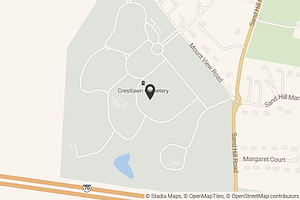 Map with location marker