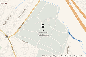 Map with location marker