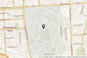 Map with location marker