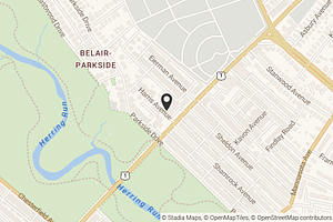 Map with location marker