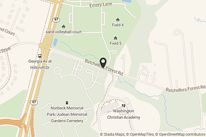 Map with location marker