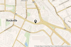 Map with location marker