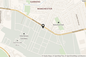 Map with location marker