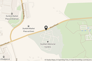 Map with location marker