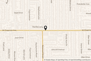 Map with location marker