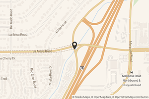 Map with location marker