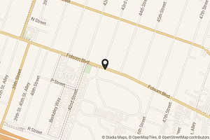 Map with location marker