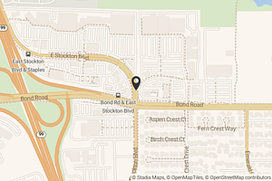 Map with location marker