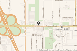 Map with location marker