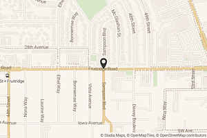 Map with location marker