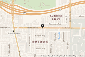 Map with location marker